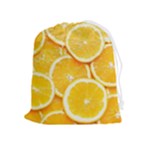 Oranges, Orange, Fruits Drawstring Pouch (XL)