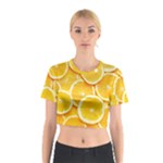 Oranges, Orange, Fruits Cotton Crop Top