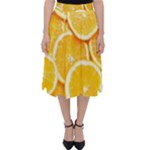 Oranges, Orange, Fruits Classic Midi Skirt