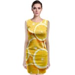 Oranges, Orange, Fruits Classic Sleeveless Midi Dress