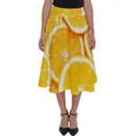 Oranges, Orange, Fruits Perfect Length Midi Skirt