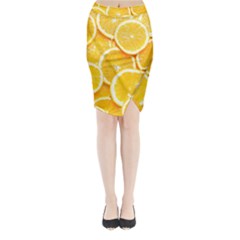 Oranges, Orange, Fruits Midi Wrap Pencil Skirt from ArtsNow.com