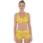 Oranges, Orange, Fruits Racerback Boyleg Bikini Set