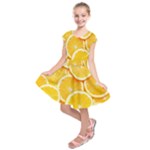 Oranges, Orange, Fruits Kids  Short Sleeve Dress