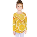 Oranges, Orange, Fruits Kids  Long Sleeve T-Shirt