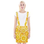 Oranges, Orange, Fruits Braces Suspender Skirt