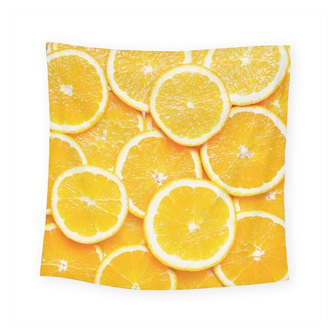 Oranges, Orange, Fruits Square Tapestry (Small) from ArtsNow.com