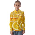 Oranges, Orange, Fruits Kids  Long Sleeve Shirt