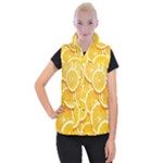 Oranges, Orange, Fruits Women s Button Up Vest