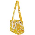 Oranges, Orange, Fruits Rope Handles Shoulder Strap Bag