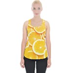 Oranges, Orange, Fruits Piece Up Tank Top