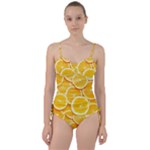 Oranges, Orange, Fruits Sweetheart Tankini Set