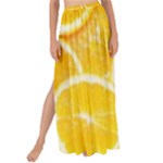 Oranges, Orange, Fruits Maxi Chiffon Tie-Up Sarong