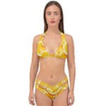 Oranges, Orange, Fruits Double Strap Halter Bikini Set