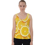 Oranges, Orange, Fruits Velvet Tank Top