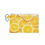 Oranges, Orange, Fruits Canvas Cosmetic Bag (Small)