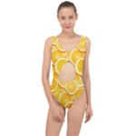 Oranges, Orange, Fruits Center Cut Out Swimsuit