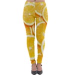 Oranges, Orange, Fruits Lightweight Velour Leggings