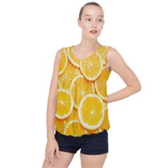 Bubble Hem Chiffon Tank Top 