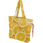 Oranges, Orange, Fruits Drawstring Tote Bag