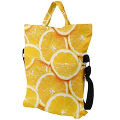 Fold Over Handle Tote Bag 