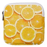 Oranges, Orange, Fruits Mini Square Pouch