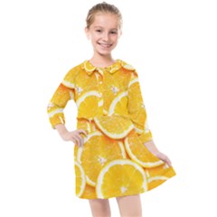 Kids  Quarter Sleeve Shirt Dress 