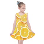 Oranges, Orange, Fruits Kids  Summer Dress