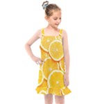 Oranges, Orange, Fruits Kids  Overall Dress