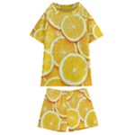 Oranges, Orange, Fruits Kids  Swim T-Shirt and Shorts Set