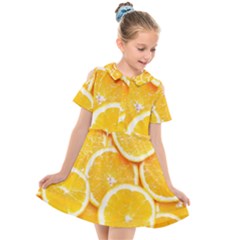 Kids  Short Sleeve Shirt Dress 