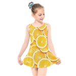 Oranges, Orange, Fruits Kids  Skater Dress Swimsuit