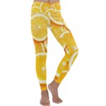 Oranges, Orange, Fruits Kids  Lightweight Velour Classic Yoga Leggings