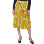 Oranges, Orange, Fruits Classic Velour Midi Skirt 