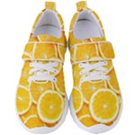 Oranges, Orange, Fruits Women s Velcro Strap Shoes