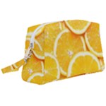 Oranges, Orange, Fruits Wristlet Pouch Bag (Large)