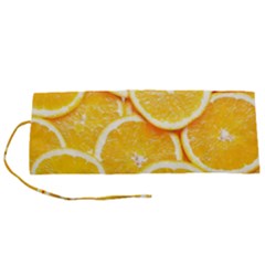 Oranges, Orange, Fruits Roll Up Canvas Pencil Holder (S) from ArtsNow.com