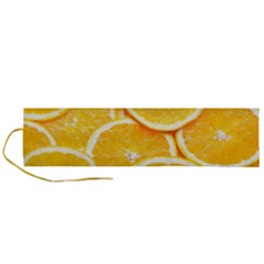 Oranges, Orange, Fruits Roll Up Canvas Pencil Holder (L) from ArtsNow.com