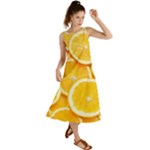 Oranges, Orange, Fruits Summer Maxi Dress