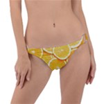 Oranges, Orange, Fruits Ring Detail Bikini Bottoms