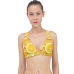 Oranges, Orange, Fruits Classic Banded Bikini Top