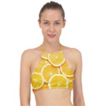 Oranges, Orange, Fruits Halter Bikini Top