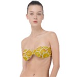 Oranges, Orange, Fruits Classic Bandeau Bikini Top 