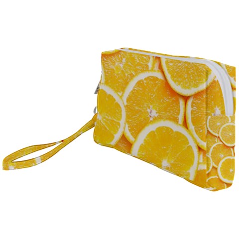 Oranges, Orange, Fruits Wristlet Pouch Bag (Small) from ArtsNow.com