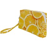 Oranges, Orange, Fruits Wristlet Pouch Bag (Small)