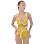 Oranges, Orange, Fruits Side Cut Out Swimsuit