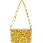 Oranges, Orange, Fruits Double Gusset Crossbody Bag