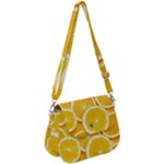 Oranges, Orange, Fruits Saddle Handbag