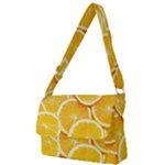 Oranges, Orange, Fruits Full Print Messenger Bag (L)