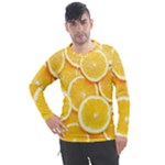 Oranges, Orange, Fruits Men s Pique Long Sleeve T-Shirt